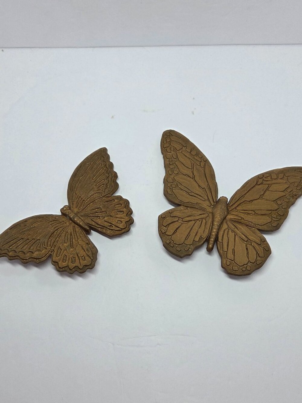 Set of‎ 2 Vintage Homco Butterflies Farmhouse 1970s Wall Decor Retro Cottagecore